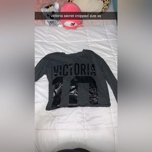 Victoria’s secret cropped hoodie